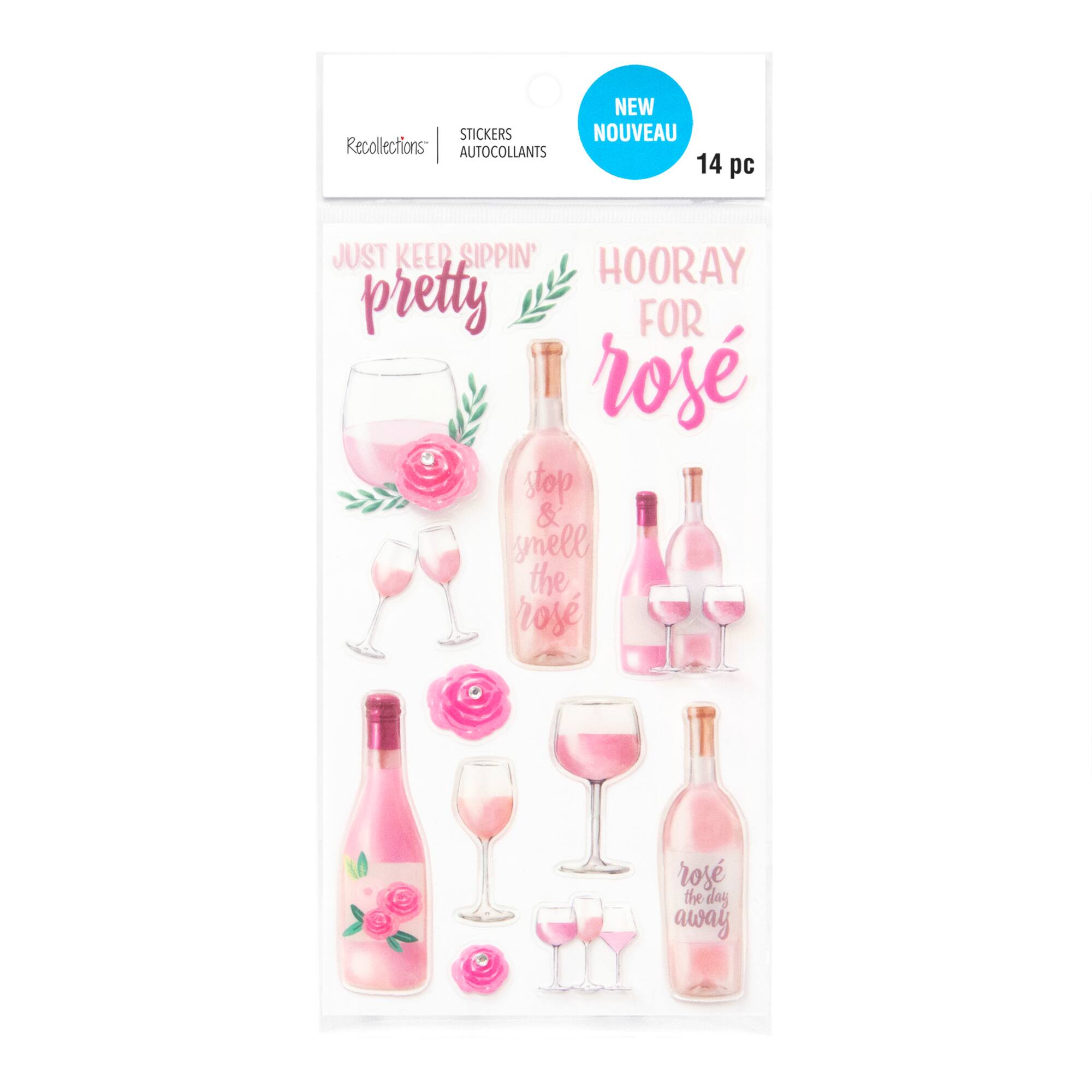 Rosé Themed Stickers by Recollections™